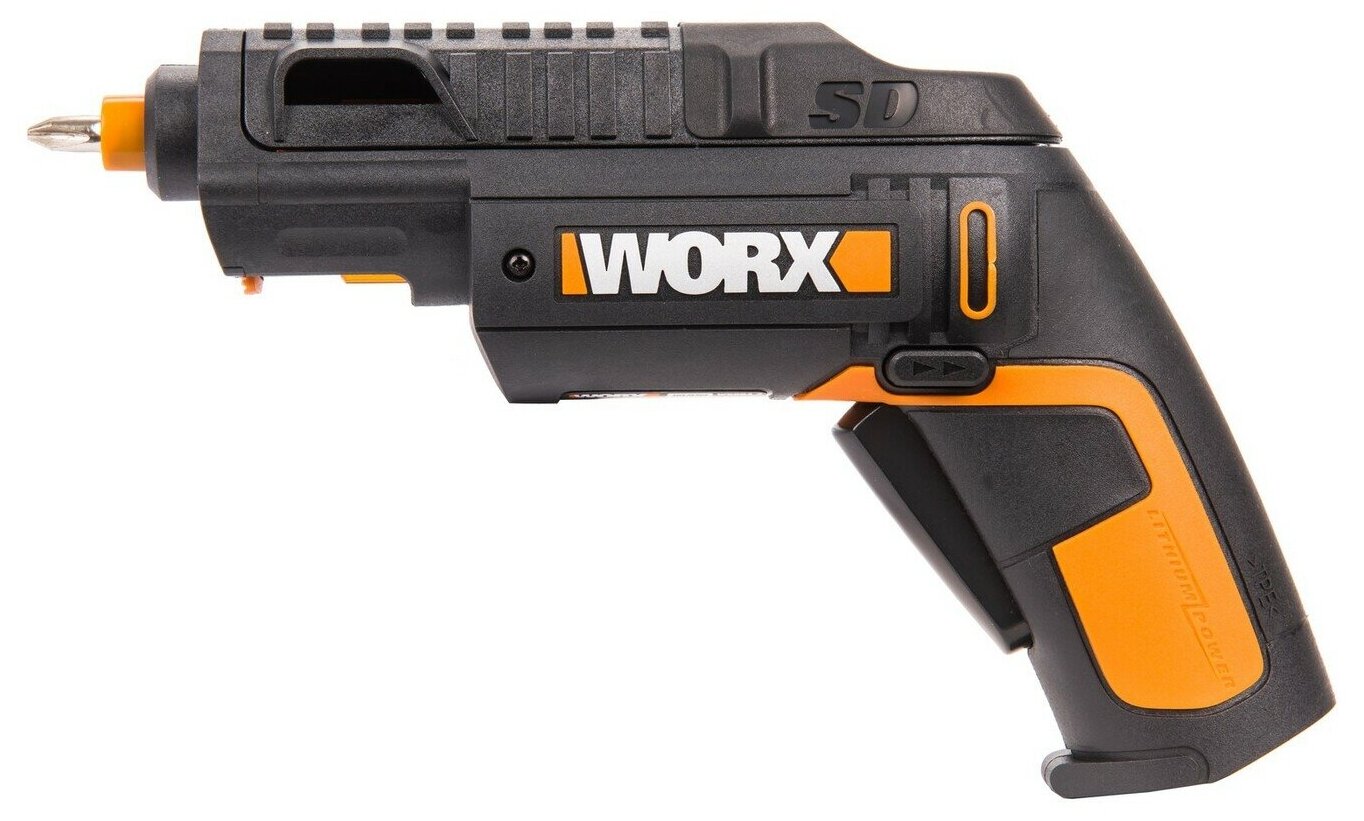 Отвертка аккумуляторная Worx WX254.4 SD Slide Driver, 3 Нм, 4 В, АКБ 1,5 А*ч, ЗУ, коробка