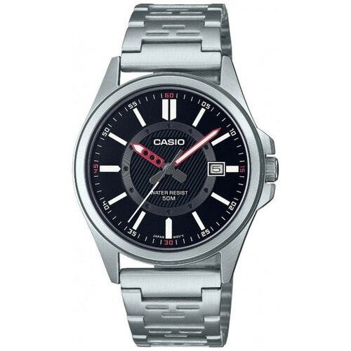 Наручные часы CASIO Collection Men MTP-E700D-1EV, серебряный, черный