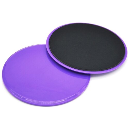 фото Глайдинг диски для скольжения круглые go do 31564, 18см, 2шт, фиолетовый