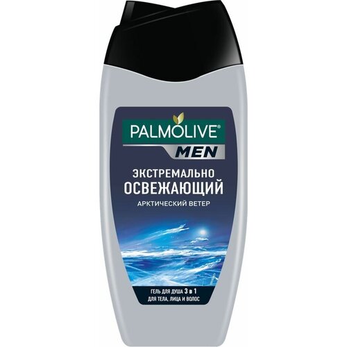 Гель для душа и шампунь мужской PALMOLIVE Men Арктический ветер 3в1, 250мл palmolive гель для душа мужской арктический ветер 3в1 250мл 3 шт