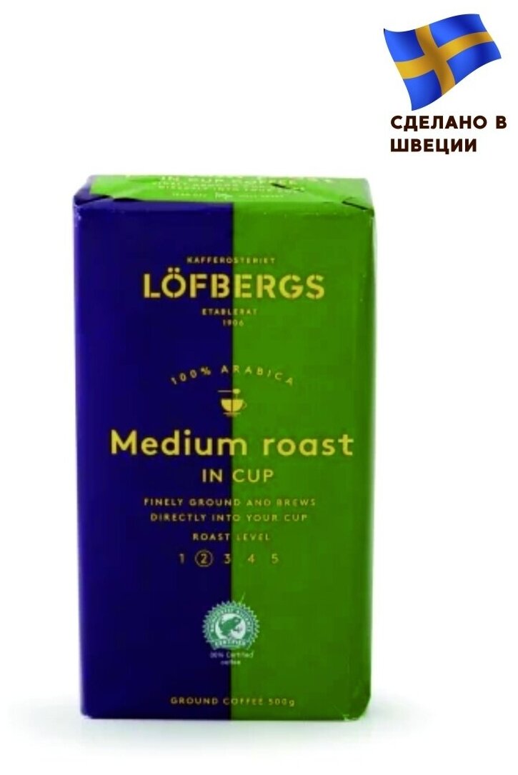 Кофе молотый Lofbergs Medium Roast, 500г - фотография № 6