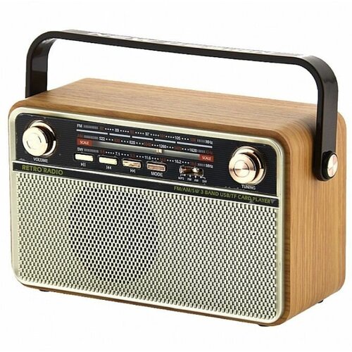 Радиоприёмник Kemai MD-505BT Ретро аккумулятор Bluetooth USB microSD AUX 338300₽