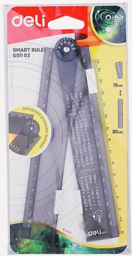 Изображение товара Deli Orbit Линейка 30 см EG01102 точная измерительная линейка для черчения