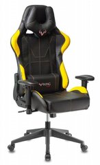 Кресло игровое Бюрократ VIKING 5 AERO YELLOW черный/желтый искусственная кожа