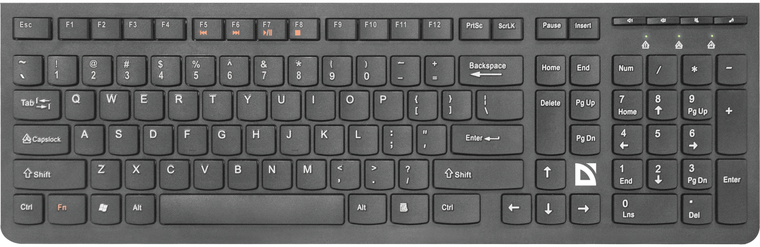 Клавиатура Defender UltraMate SM-535 RU, USB, черный