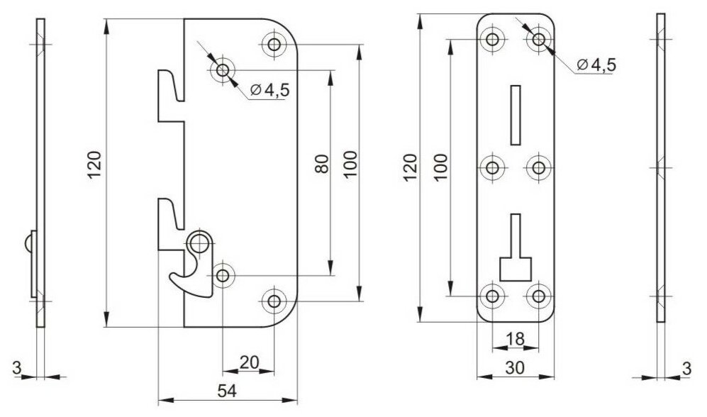 Стяжка кроватная №14 крючковая (4+4) - фотография № 3