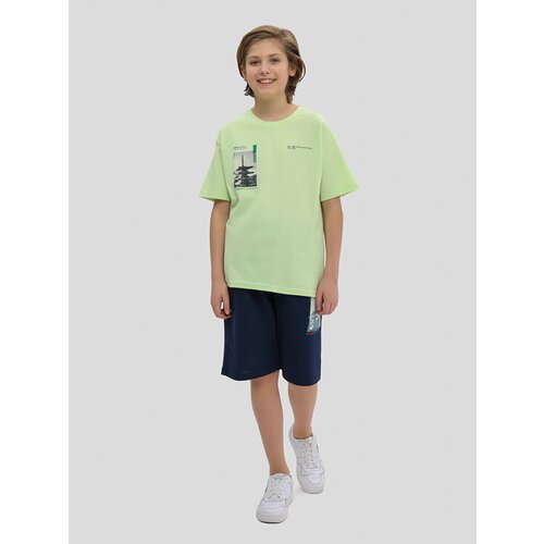 Комплект одежды VITACCI, размер 164-170, зеленый комплект одежды vitacci футболка и шорты повседневный стиль размер 164 170 бежевый