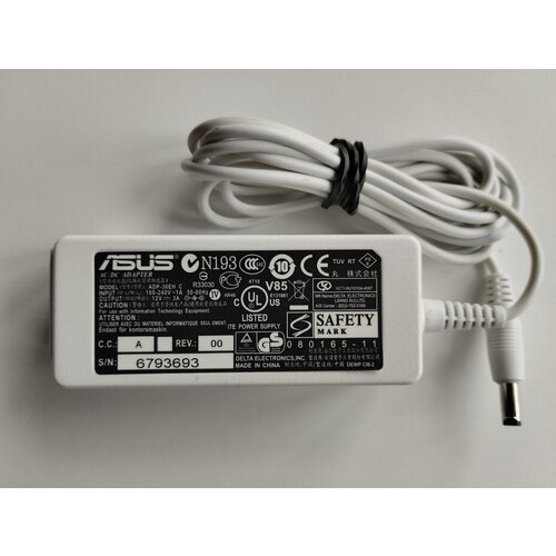 Блок питания для нетбука Asus EEE PC, 12V 3A (4.8x1.7). Модели: 900, 901, 1000, 1201, S121, T91 (R33030, AD6090, ADP-36EH)