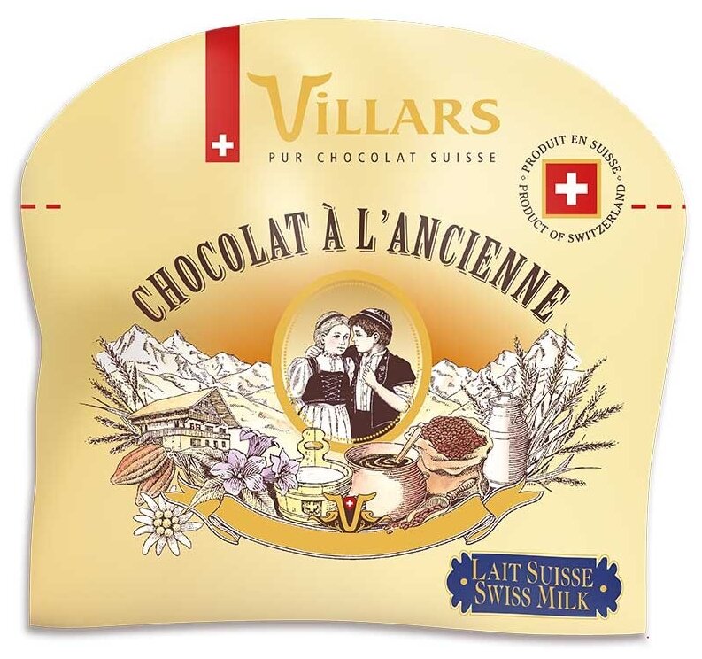 Швейцарский молочный и горький шоколад Villars ассорти "Шоколад по старинным рецептам. 3 вкуса" ж/б, 200г - фотография № 3