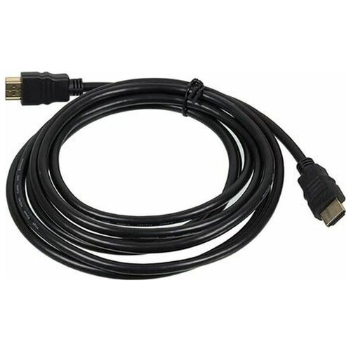 Кабель аудио-видео High Speed ver.1.4, HDMI (m) - HDMI (m) , ver 1.4, 3м, GOLD, черный