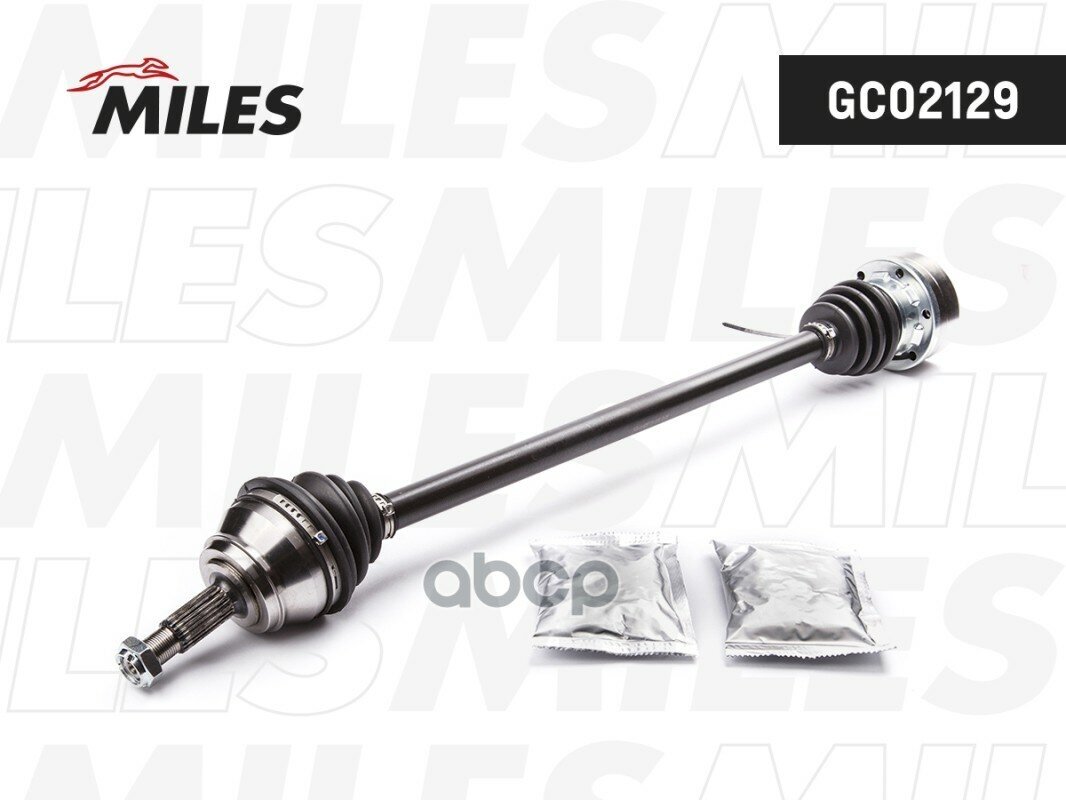 Привод В Сборе Правый Vw G3/Passat 1.8-2.0 88-98 (Gkn 301242) Gc02129 Miles арт. GC02129