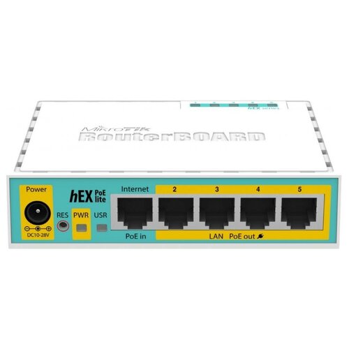 роутер wi fi mikrotik mikrotik hex poe lite rb750upr2 Wi-Fi роутер MIKROTIK HEX POE LITE