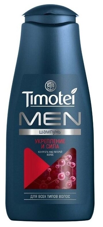 Timotei Шампунь для волос мужской Контроль над потерей волос, 400 мл