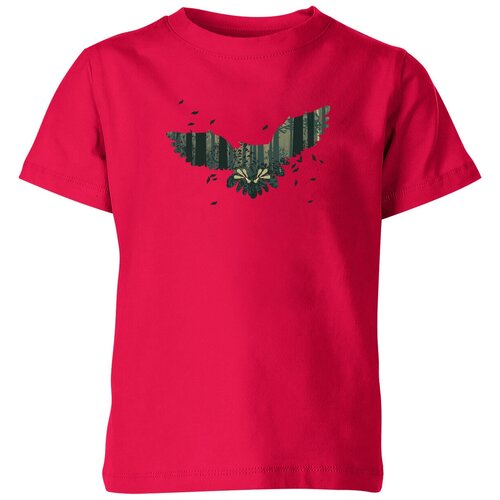 Футболка Us Basic, размер 14, розовый мужская футболка летящая сова и зеленый лес s серый меланж