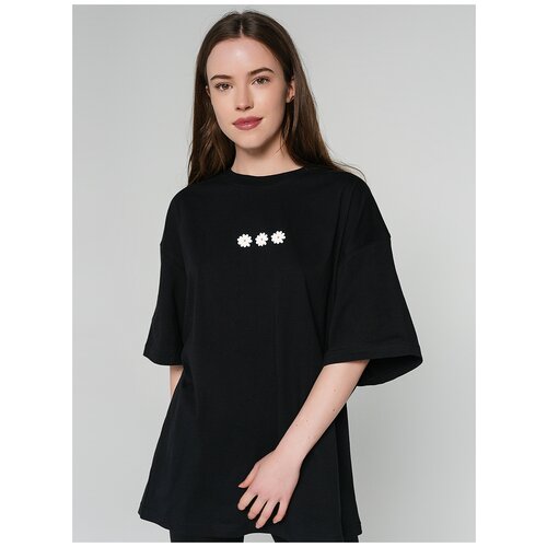 фото Футболка твое 82573 цвет: черный m-l