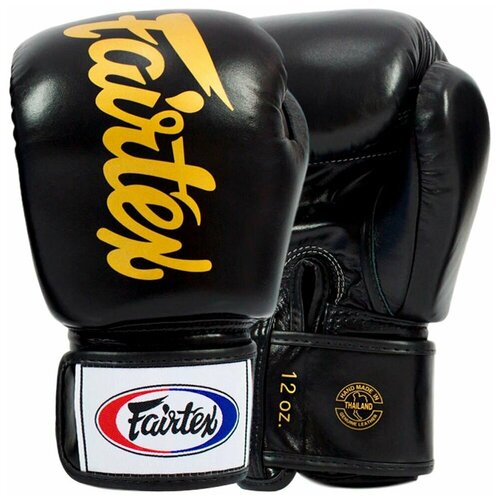 Боксерские перчатки Fairtex BGV19 Black (10 унций) боксерские перчатки fairtex golden jubilee 10 унций