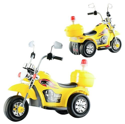 Электромотоцикл (цвет желтый)