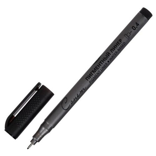 Ручка капиллярная для черчения ЗХК "Сонет" линер 0.4 мм, чёрный, 2341647
