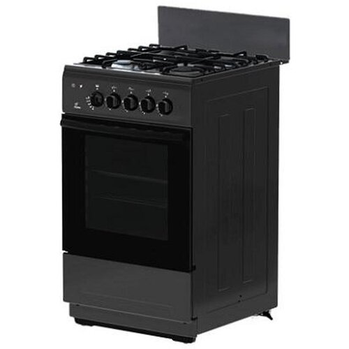 Газовая плита (50-55 см) Flama AG 14017 антрацит газовая плита 50 55 см gorenje gg5a12wh