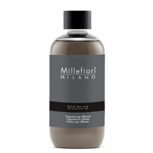 фото Наполнитель для диффузора millefiori milano черный чай и роза (black tea rose), 250 мл