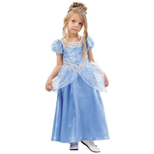 Детский костюм Золушки Размер 32(128) карнавальный костюм принцесса золушка голубой платье диадема рост 128–164 см