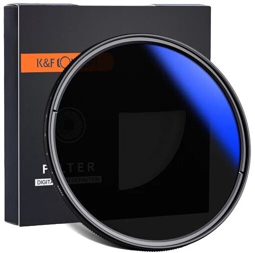 фото Светофильтр K&F Concept Slim Blue Coated ND2-400 67мм KF01.1403