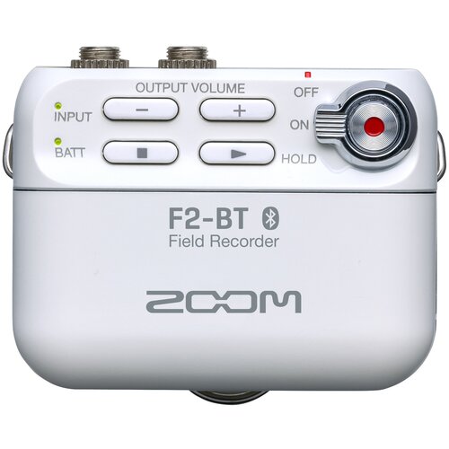 Zoom F2-BT/W - Полевой аудиорекордер, Bluetooth, белый цвет