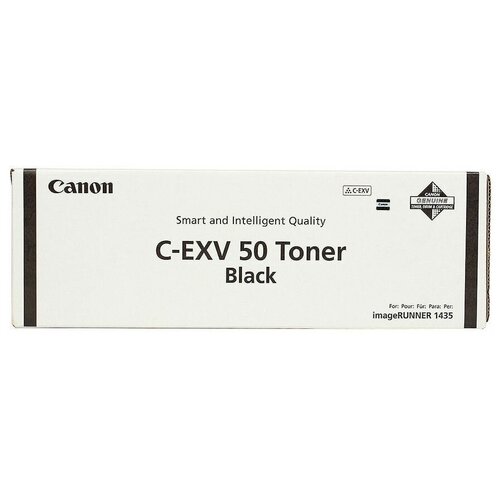 Тонер Canon C-EXV50, для IR1435/1435i/1435iF, черный, 465грамм, туба