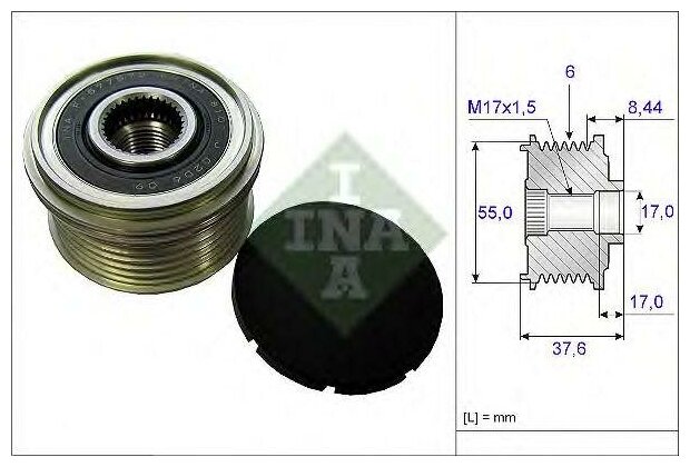 Ina шкив генератора 535024610