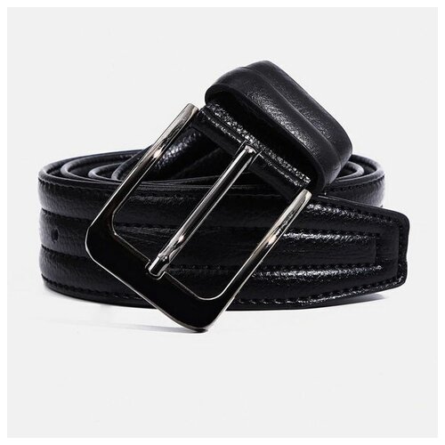 фото Ремень сима-ленд, размер 120, черный сима-лэнд