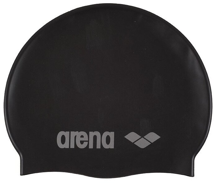 Шапочка для плавания Arena Classic Silicone Junior (6-12 лет), черная