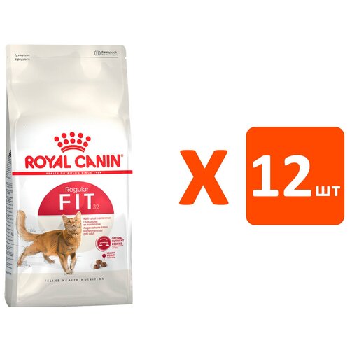 ROYAL CANIN FIT 32 для активных взрослых кошек (0,4 кг х 12 шт)