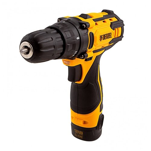 Дрель-шуруповерт аккумуляторная CDL-12CB Li-Ion 12 В 1 акк Denzel 4771₽