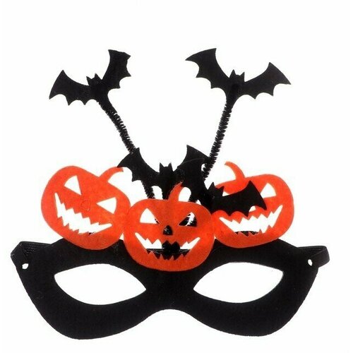 фото Карнавальная маска «хэллоуин», цвета микс recom