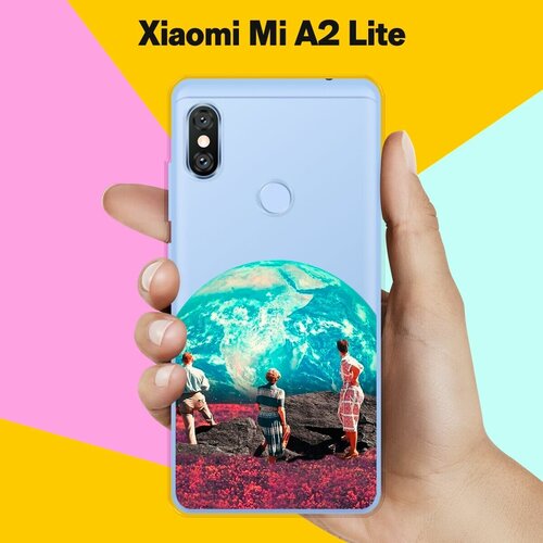 Силиконовый чехол на Xiaomi Mi A2 Lite Вид на Землю / для Сяоми Ми А2 Лайт