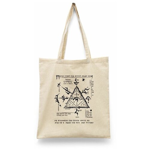 фото Сумка-шоппер унисекс каждому своё "обливион/the elder scrolls/oblivion" черная