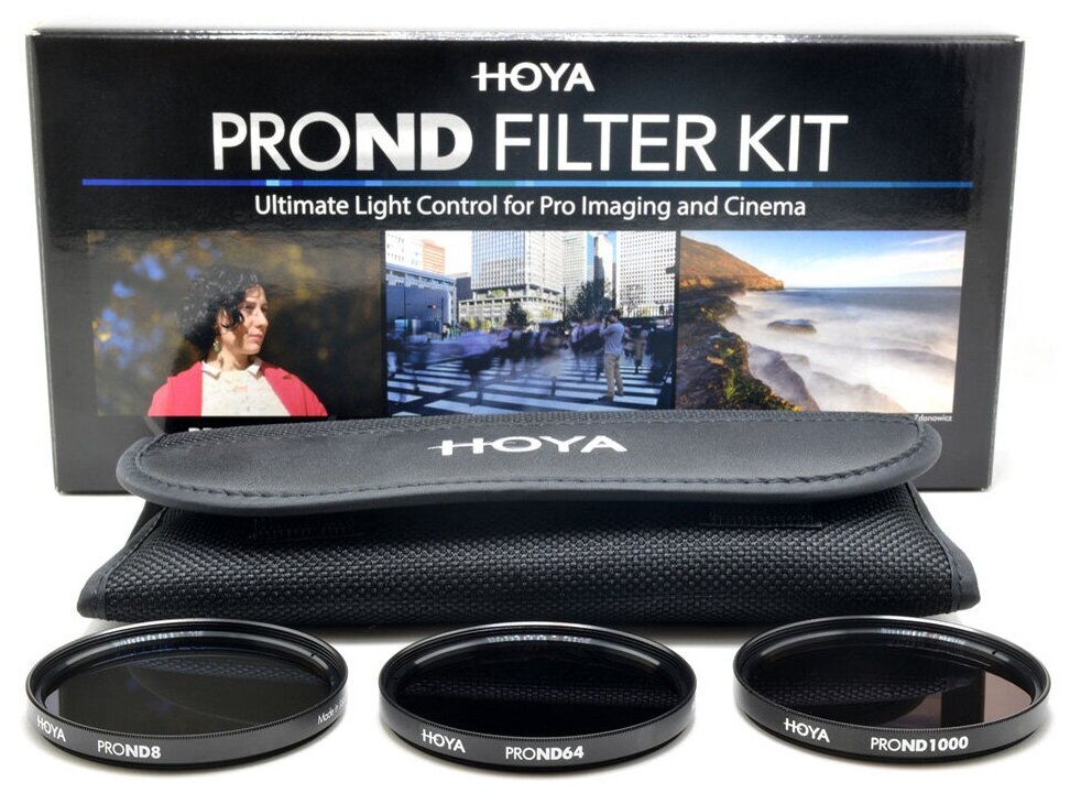 Комплект светофильтров Hoya PRO ND Filter Kit 8/64/1000 52мм, нейтральный