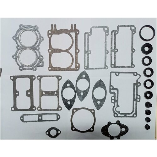 Комплект прокладок и резиновых уплотнений для лодочного мотора Ветерок 8 комплект прокладок для лодочного мотора ветерок 8