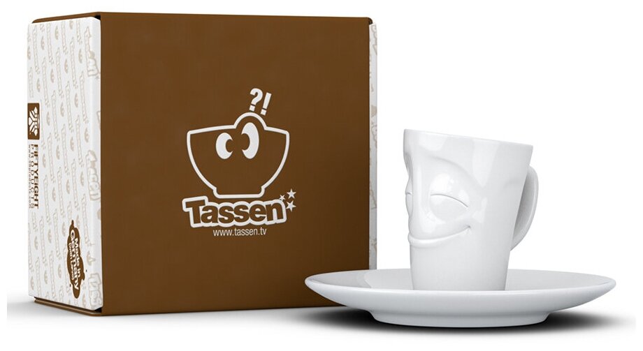 Чашка кофейная с блюдцем Tassen Мимика Cheery - фото №8