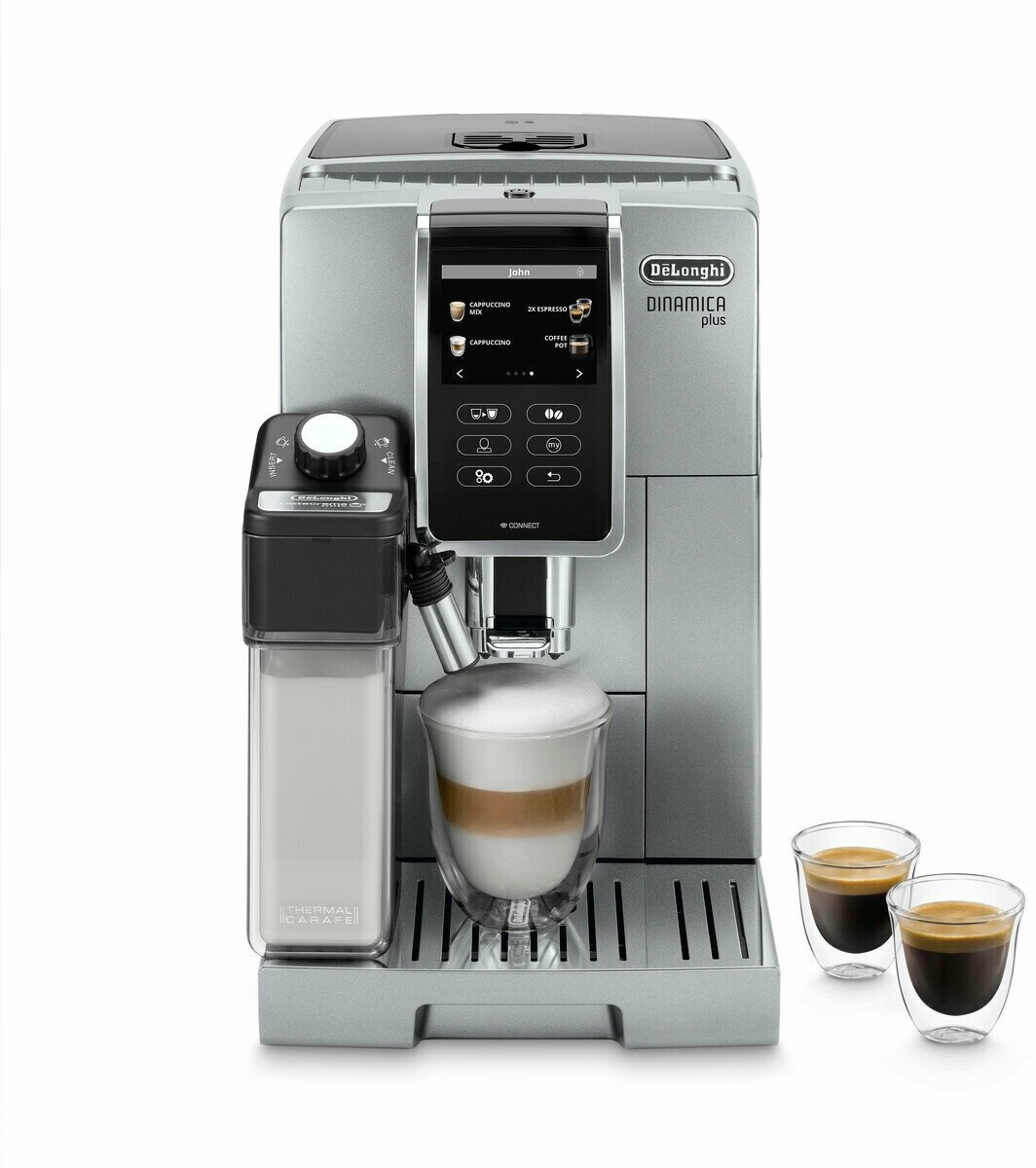 Кофемашина De'Longhi Dinamica ECAM 370.95 S, серый