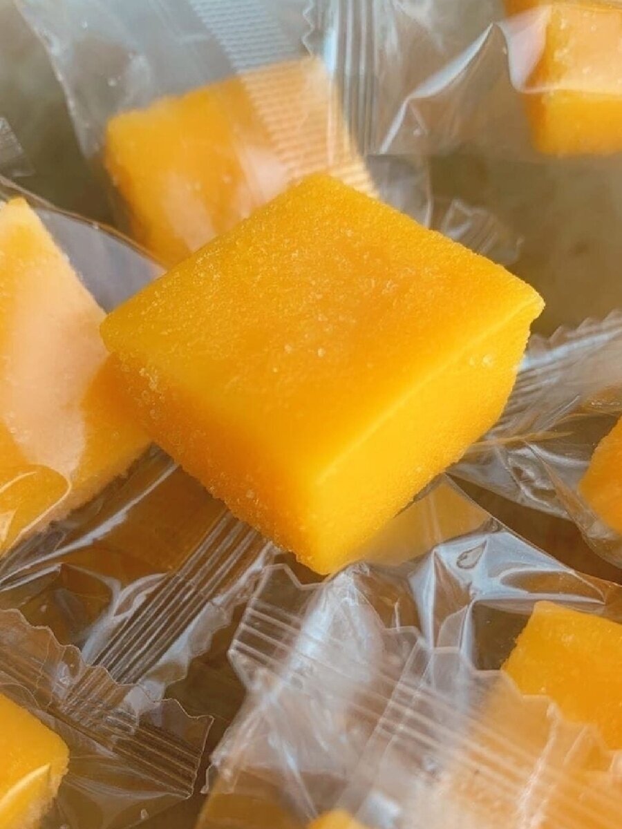 Манго кубики жевательные конфеты, 1 кг
