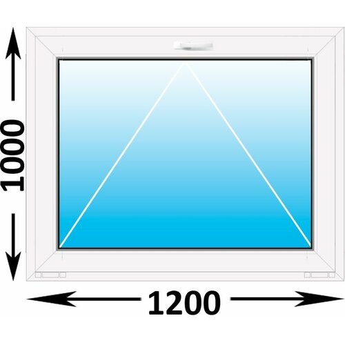 Пластиковое окно Veka WHS фрамуга 1200x1000 (ширина Х высота) (1200Х1000)