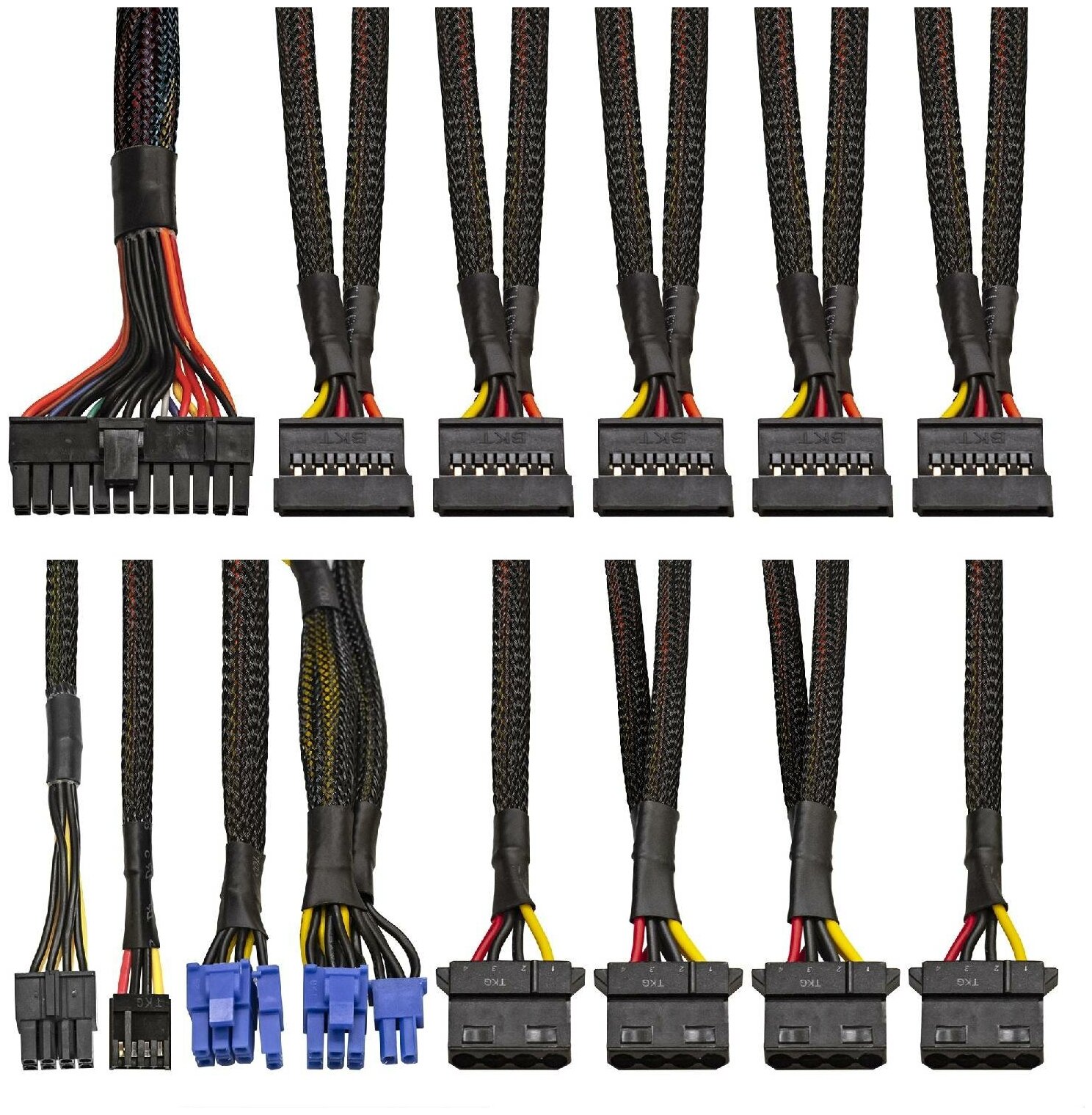 Блок питания ATX Exegate EX259612RUS-S 650W RTL, SC, black, APFC, 14cm, 24p+(4+4)p, PCI-E, 5SATA, 4IDE, FDD + кабель 220V с защитой от выдергив - фото №8