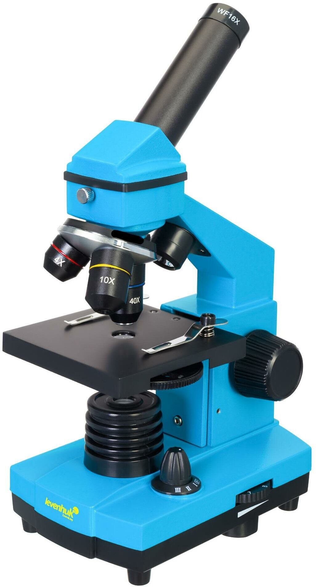 Микроскоп Levenhuk Rainbow 2L Plus Azure/лазурь