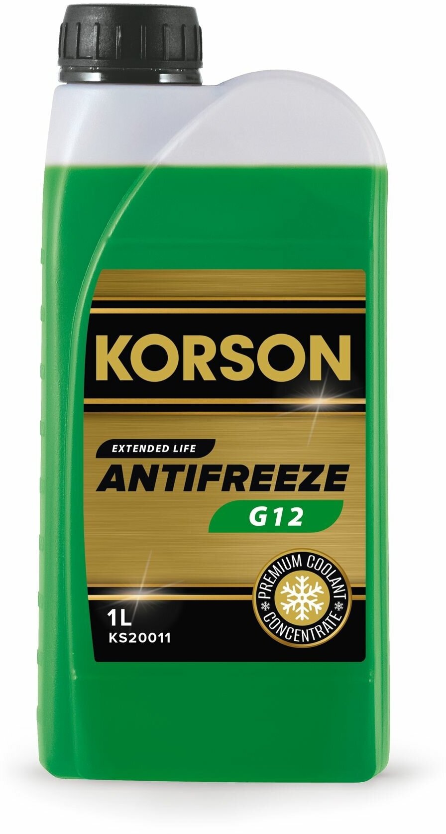 Антифриз, Концентрат G12 Зеленый 1Л Korson арт. KS20011