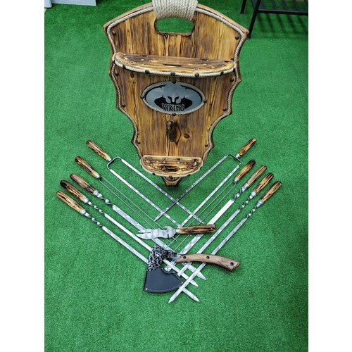 Подарочный шашлычный набор Viking Щит LUX 