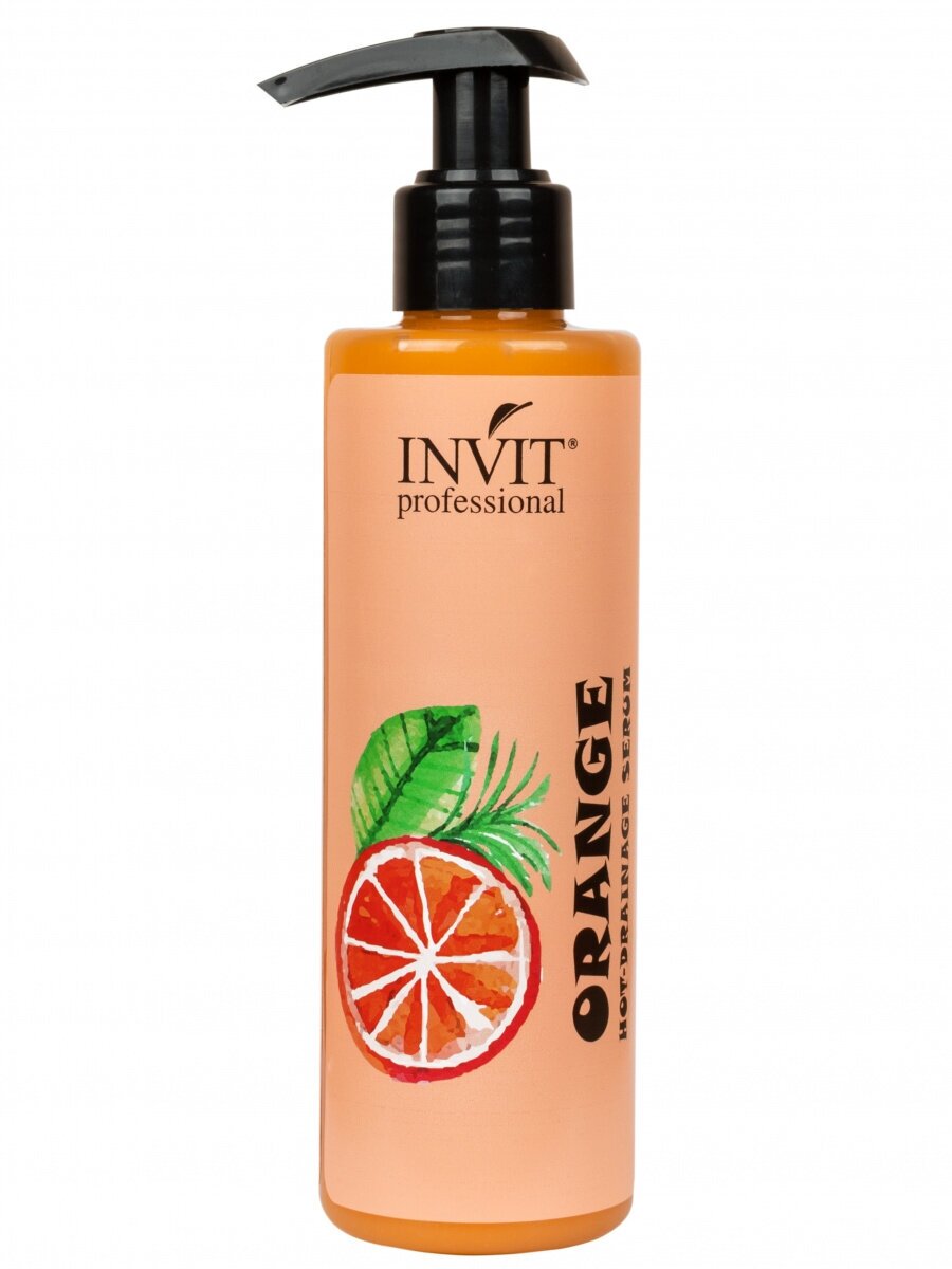 Invit Горячая дренажная сыворотка для тела Orange Hot-Drainage, 200 мл (Invit, Invit ) - фото №4