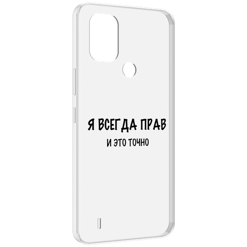 Чехол MyPads Всегда-прав для Nokia C31 задняя-панель-накладка-бампер