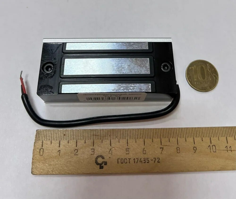 Электромагнитный замок уличный EML-60 ( в комплекте с планкой и L-образным креплением) Slinex - фотография № 5