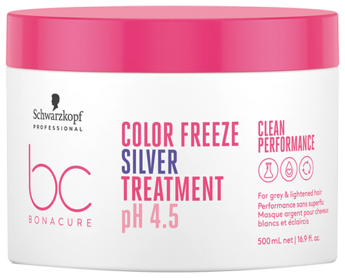 Schwarzkopf Professional, Bonacure, pH 4.5 Color Freeze Silver, Маска для седых и светлых волос, 500 мл